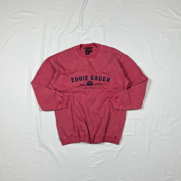 90‘s 에디바우어 ebtek 크루넥 스웻셔츠 맨투맨