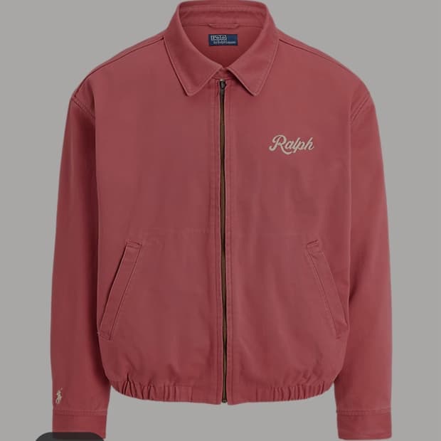 폴로 랄프 로고 빅자켓 더스트핑크