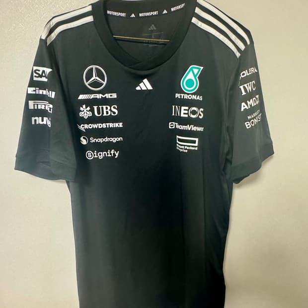 F1 메르세데스 AMG 페트로나스 반팔 팀웨어 