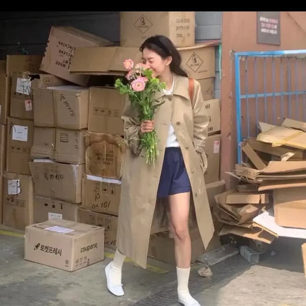 더바넷 더바넷 Sandy cotton coat