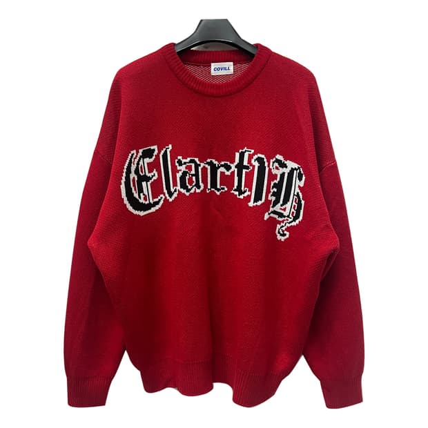 COVILL 디플로마 헤비 오버핏 박스 니트 FREE