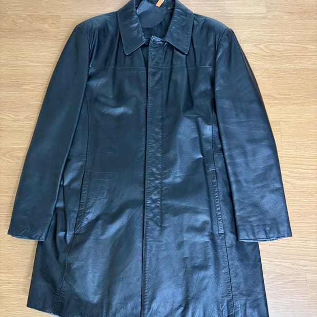 빈티지 레더카코트