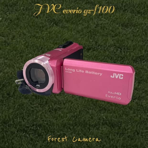 (셀카) JVC everio gz-f100 디지털캠코더 빈티지캠코더 디카