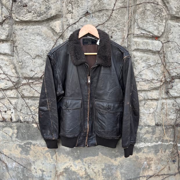 미군 g-1 복각 소가죽 레더 가죽 자켓 