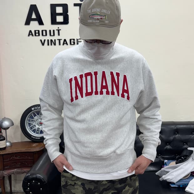 챔피온 인디애나 리버스 위브 스웻셔츠 M