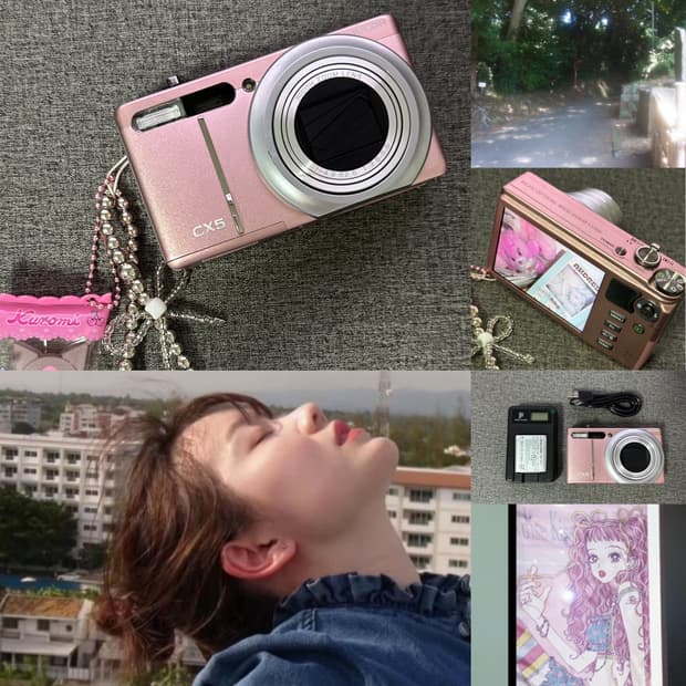 소프트포커스 초희귀🎀리코 ricoh CX5 핑크 (컨디션good)