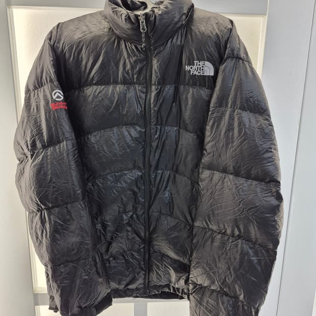 노스페이스 써밋 아콘 블랙 경량패딩 구스패딩 95사이즈 팝니다 