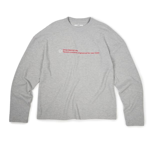 [M] ETCE TEAM WAFFLE TEE GRAY