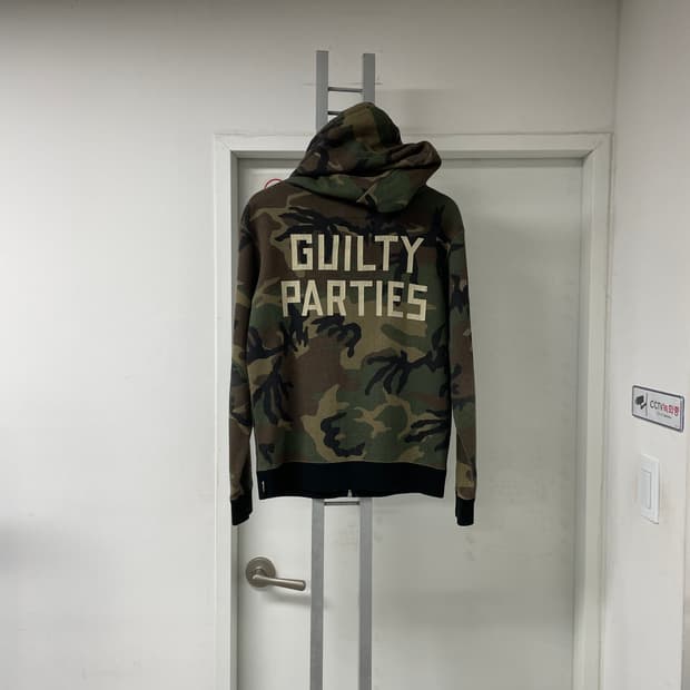 와코마리아 밀리터리 후드 집업 S