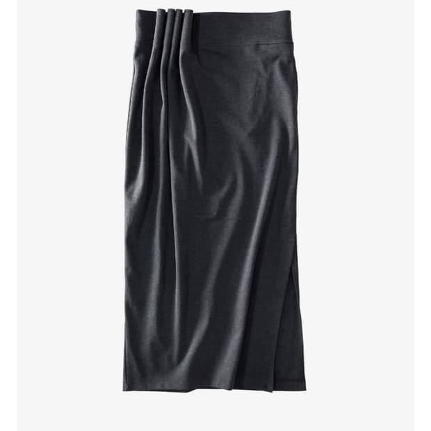 울리카 상투스 커튼 롱 스커트