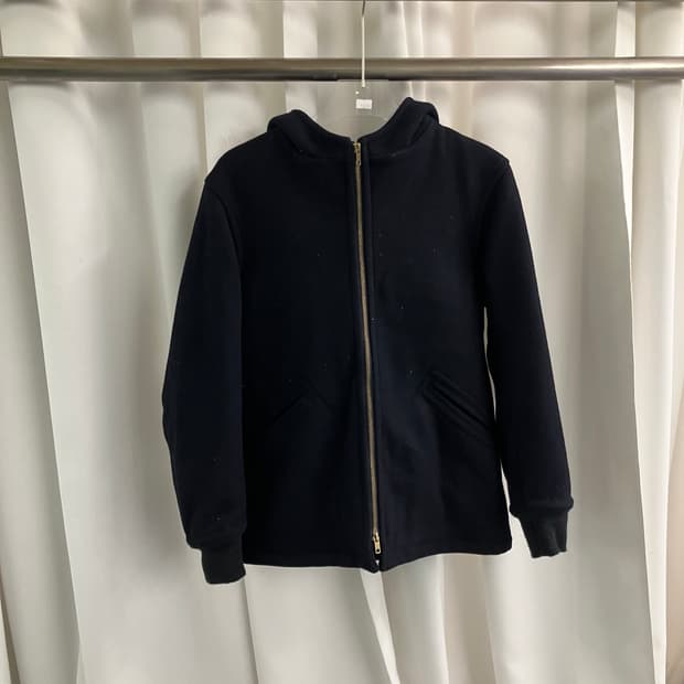 빔즈 네이비 울 후드 자켓 S