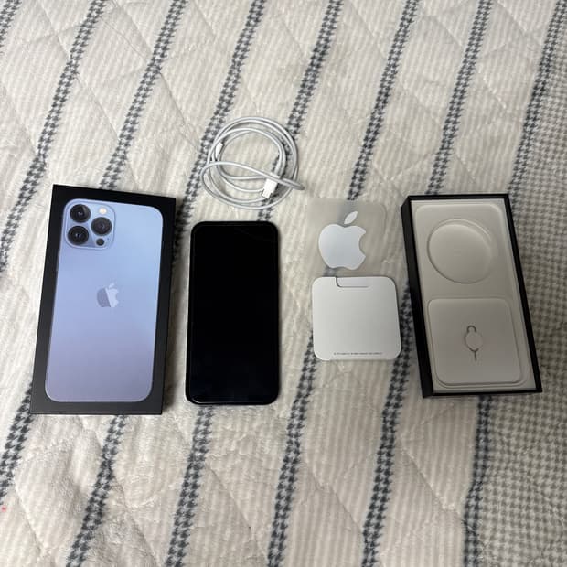 아이폰 13pro max 128g 시에라블루 