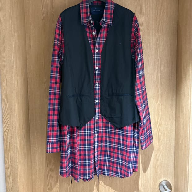 [2] 존 언더커버 패디드 롱셔츠