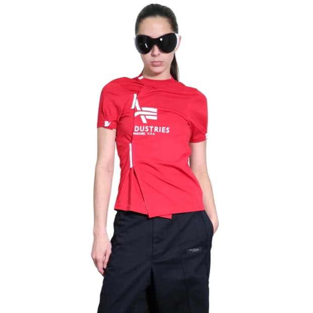 [XS,L/XL]프로토타입스 HOOK AND BAR 티셔츠/레드