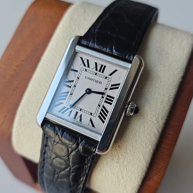 까르띠에 탱크솔로 스몰 스틸