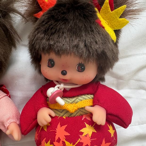 단풍 기모노 몬치치 베비치치