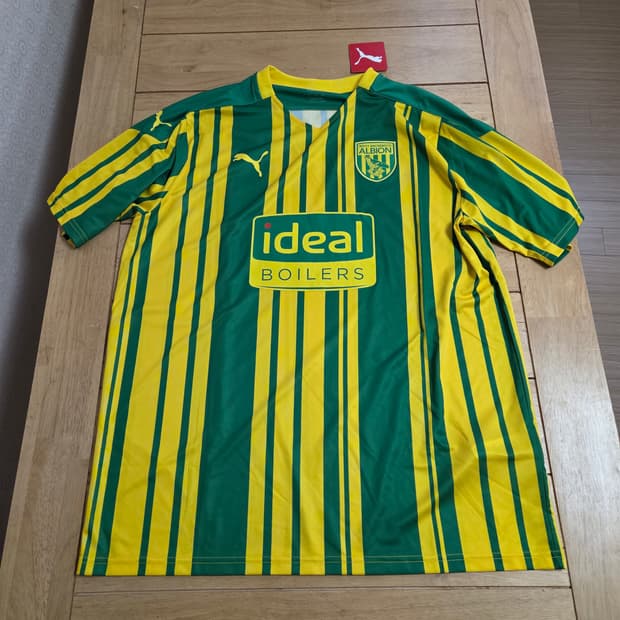 XL 새상품 푸마 웨스트브롬위치알비온 홈 유니폼 져지 WBA115