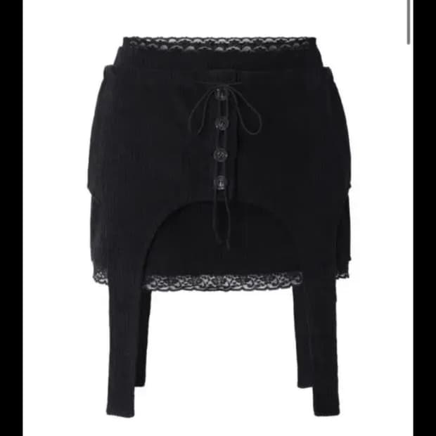 쓰리타임즈) 코듀로이 벨트 스커트 s