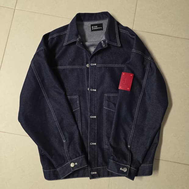 원아이덴티티 스티치 데님 자켓 XL