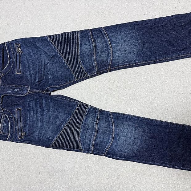 발망 청바지 남성용 34인치