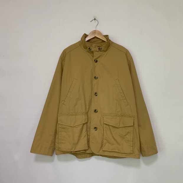 에디바우어 반 하이넥 트렌치 버튼 카고 자켓 베이지 남성 L