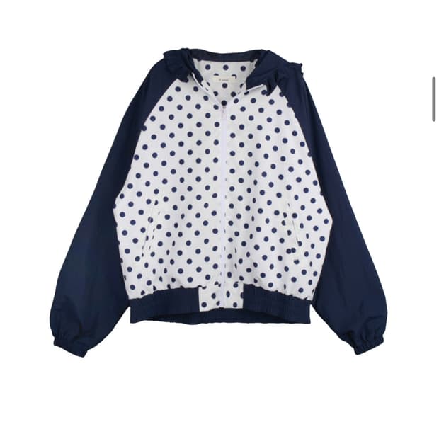 로액슈얼 DOT RAGLAN WINDBREAKER_NAVY 도트 나이엔