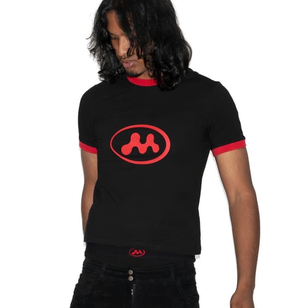 Mowalola Dropout Tee Black