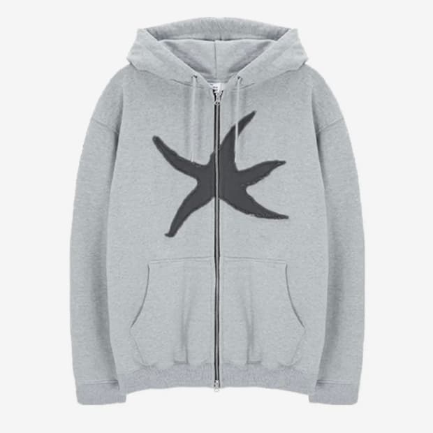 더콜디스트모먼트 스타피쉬 후드집업