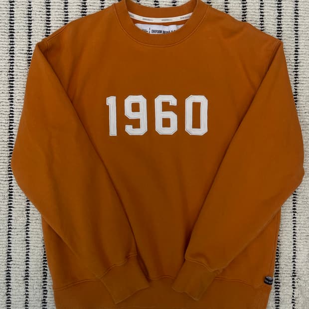 유니폼브릿지 1960 맨투맨 오렌지