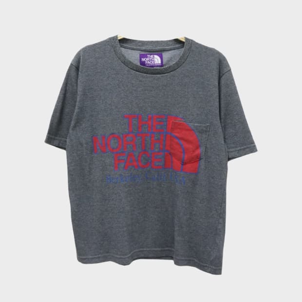 노스페이스 퍼플라벨 빅 로고 반팔 티셔츠 65610