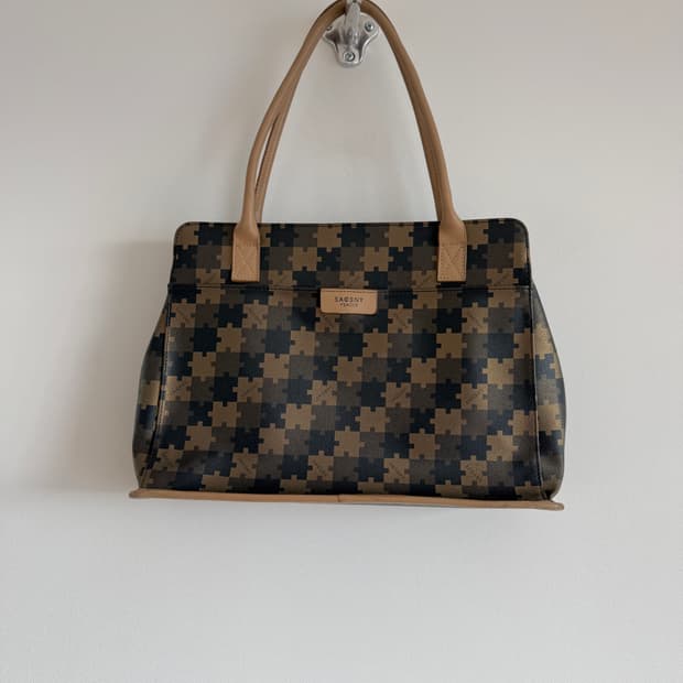 SACSNY Y'SACCS 요지야마모토 퍼즐 토트 숄더백