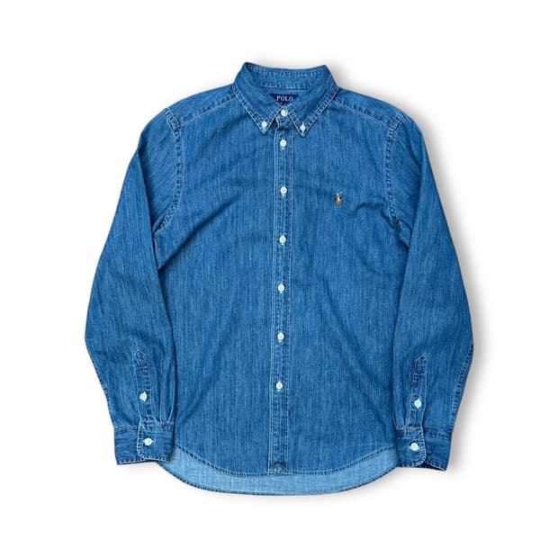 노스페이스 데님 셔츠