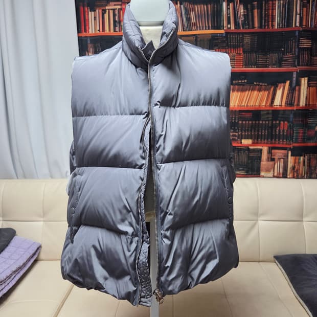 언발란스 패딩 조끼