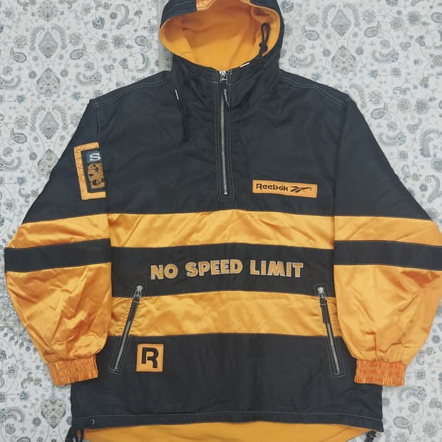 리복 올드스쿨  후드 아노락 자켓 100