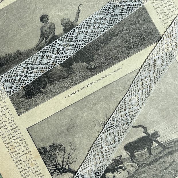 프랑스 앤틱 코튼레이스