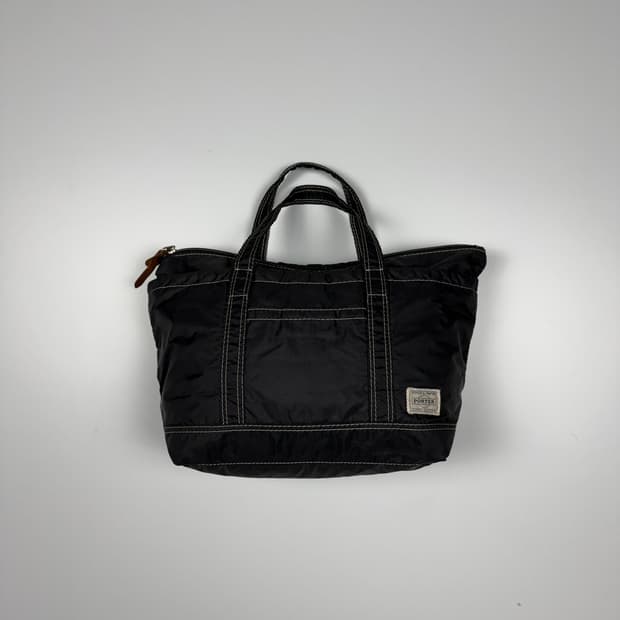 요시다포터 리프 토트백 블랙