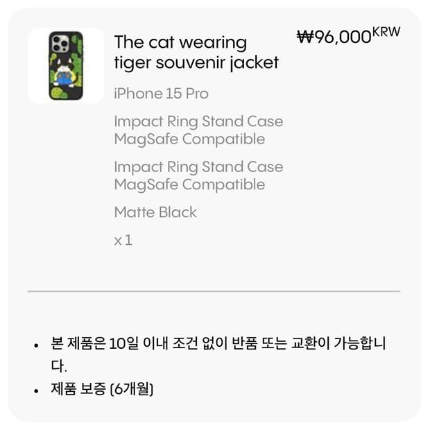 케이스티파이 아이폰15 프로 케이스