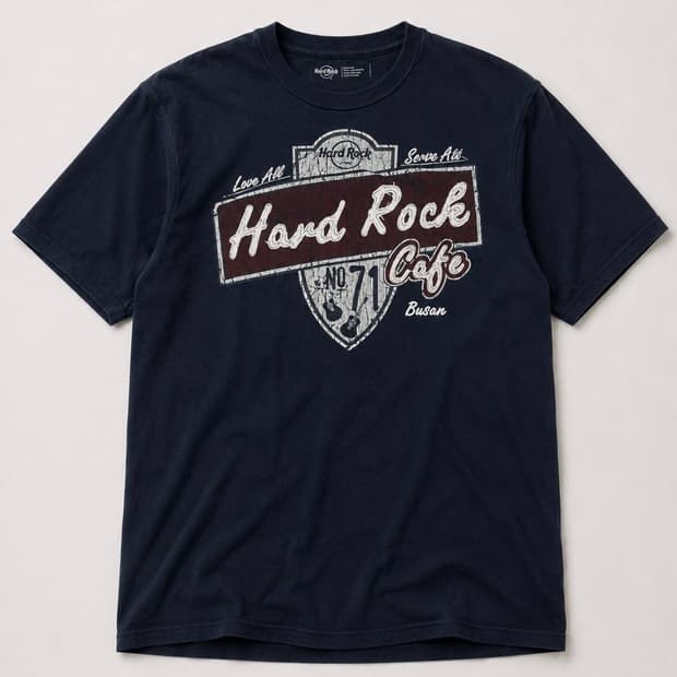 Hard Rock Cafe Busan 빈티지 그래픽 반팔