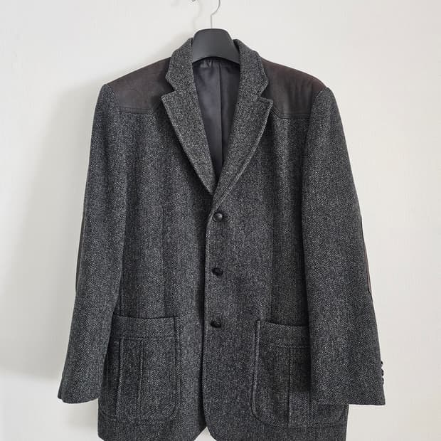 헨리 코튼 헤링본 자켓