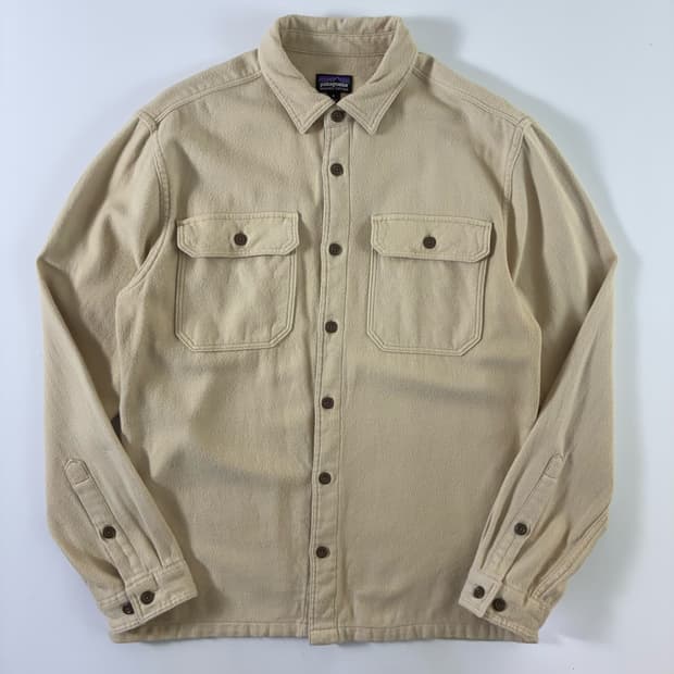 Patagonia  파타고니아 오가닉 코튼 아이보리 셔츠 
