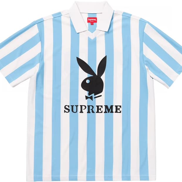 슈프림 플레이보이 싸커 져지 L