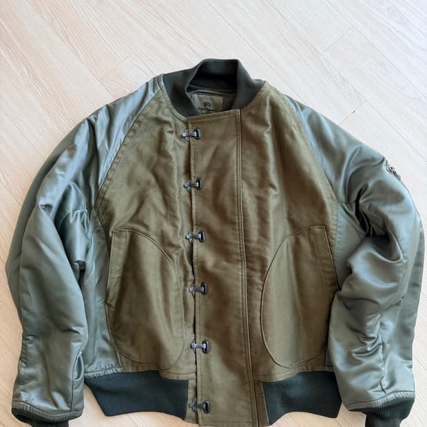 나이젤카본 40s US Clip Jacket Modify olive 50