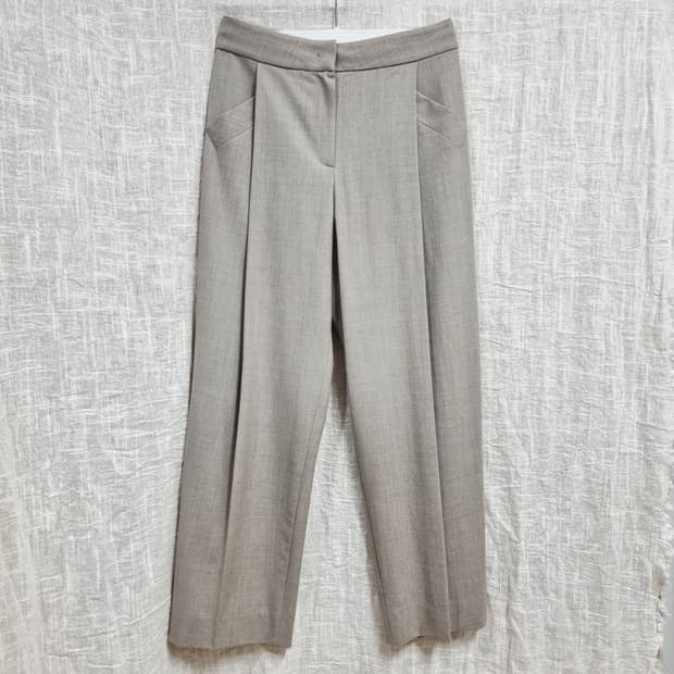 한섬 랑방컬렉션 핀턱 와이드 팬츠 슬랙스 바지 (55) 1회착/상태최상