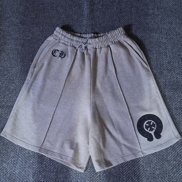 크롬하츠 버뮤다 팬츠 가죽패치