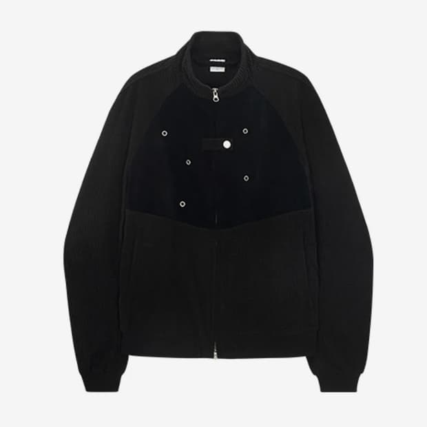 더콜디스트모먼트 waffle bomber jacket (black) M