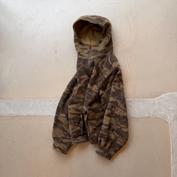 컬럼비아 카모플라주 울 자켓