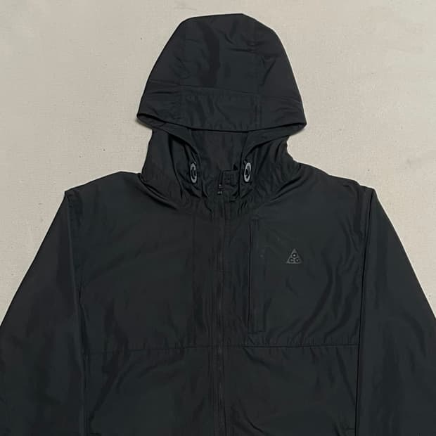 S 나이키 acg 블랙 후드 바람막이