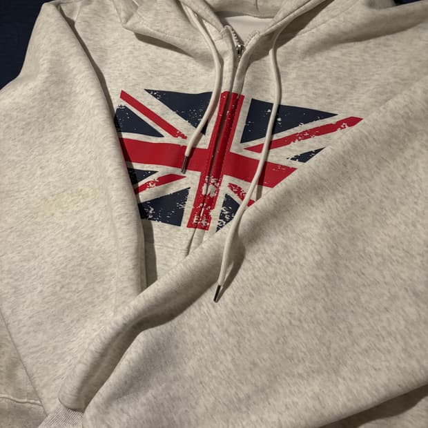 영국 성조기 후드집업