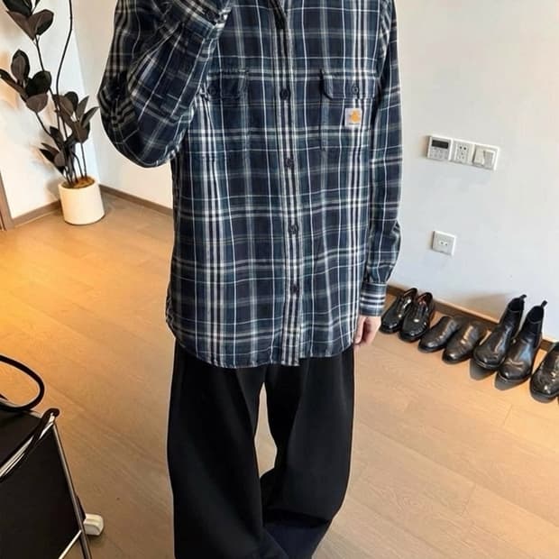 칼하트 체크셔츠  XL