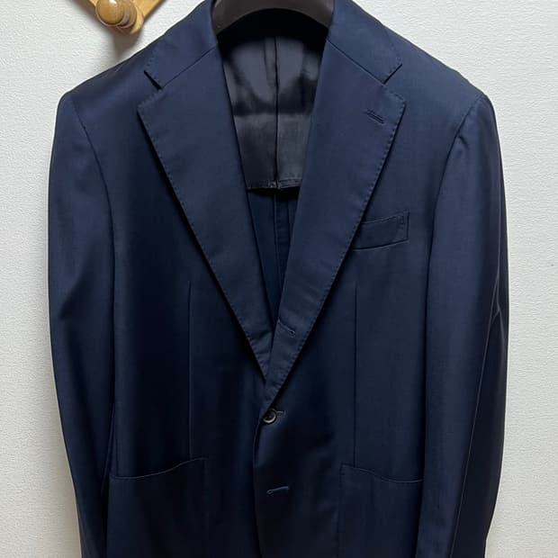 카루소 네이비 울 수트 48사이즈